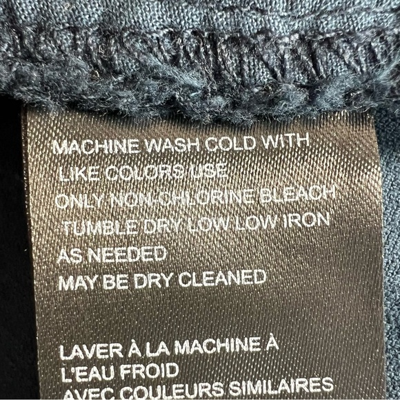 New Free People Dark Teal Blue Button  Front Corduroy Mini Skirt 12 - Picture 10 of 14